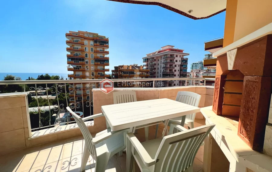 3 bedroom sea view penthouse duplex for sale in Mahmutlar