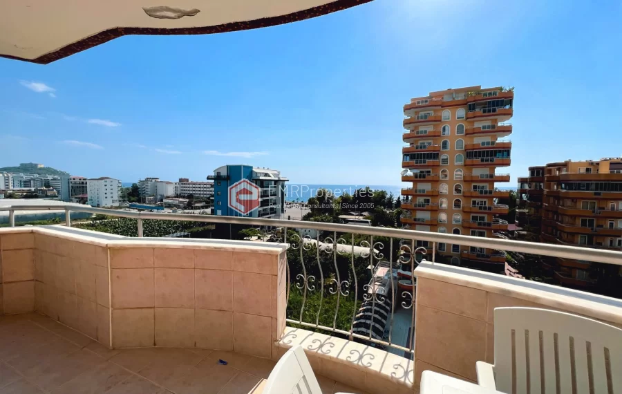 3 bedroom sea view penthouse duplex for sale in Mahmutlar