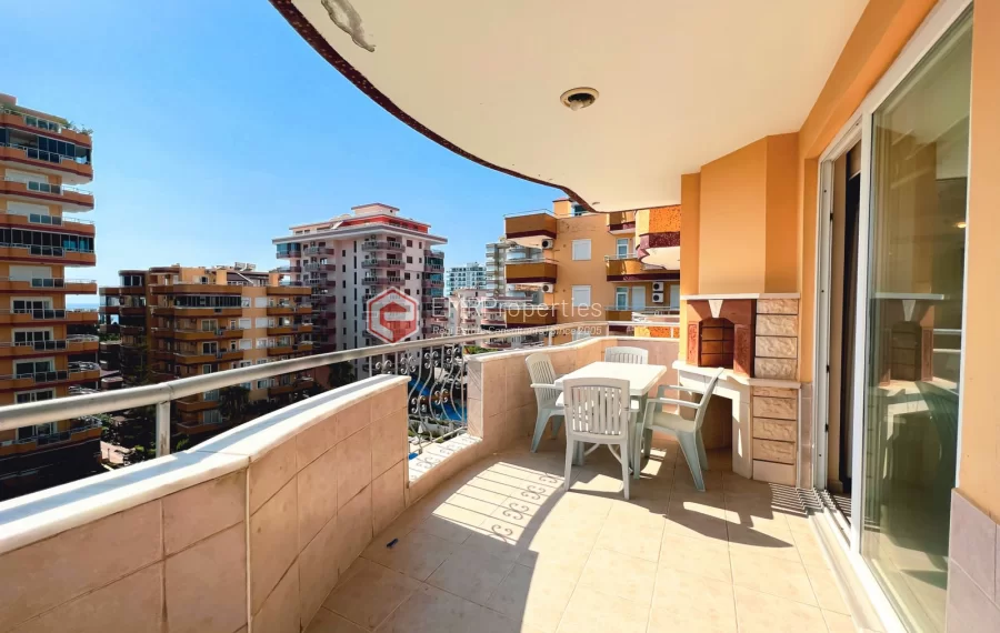 3 bedroom sea view penthouse duplex for sale in Mahmutlar