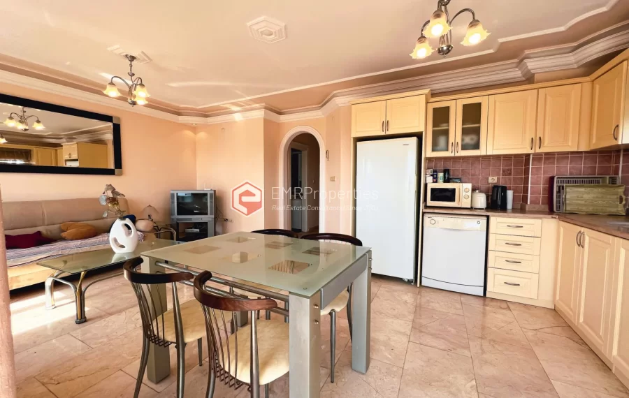 3 bedroom sea view penthouse duplex for sale in Mahmutlar