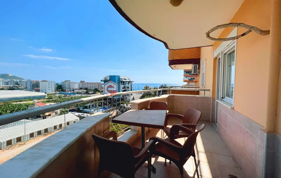 3 bedroom sea view penthouse duplex for sale in Mahmutlar