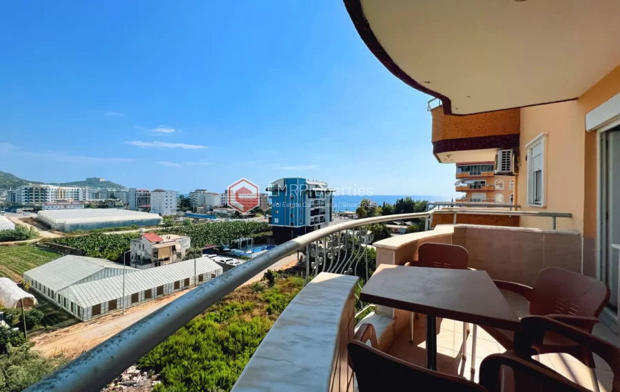 3 bedroom sea view penthouse duplex for sale in Mahmutlar