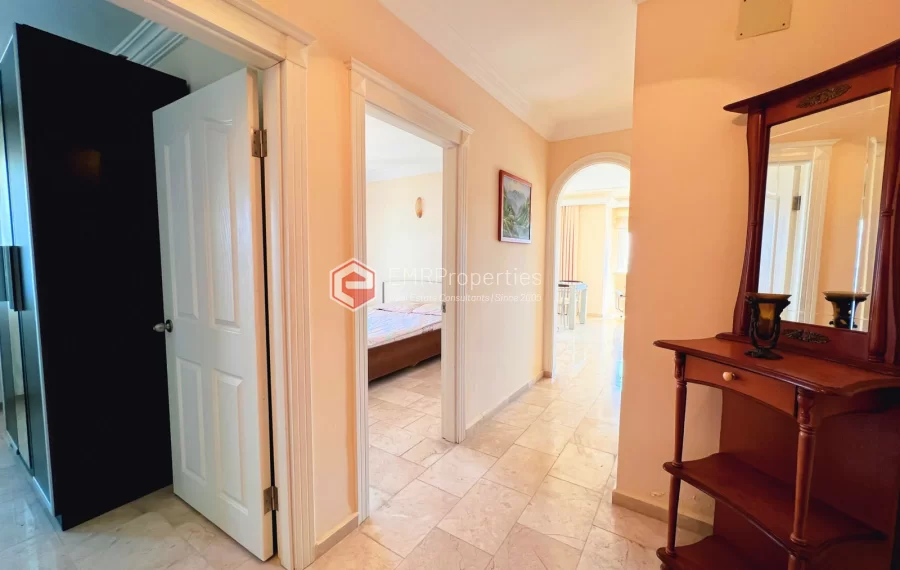 3 bedroom sea view penthouse duplex for sale in Mahmutlar