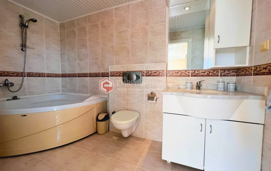 3 bedroom sea view penthouse duplex for sale in Mahmutlar