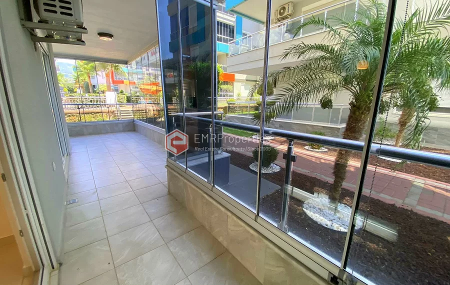  Peaceful garden duplex for sale in a secure residential complex in Kestel