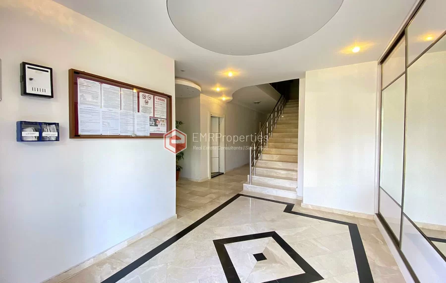  Peaceful garden duplex for sale in a secure residential complex in Kestel
