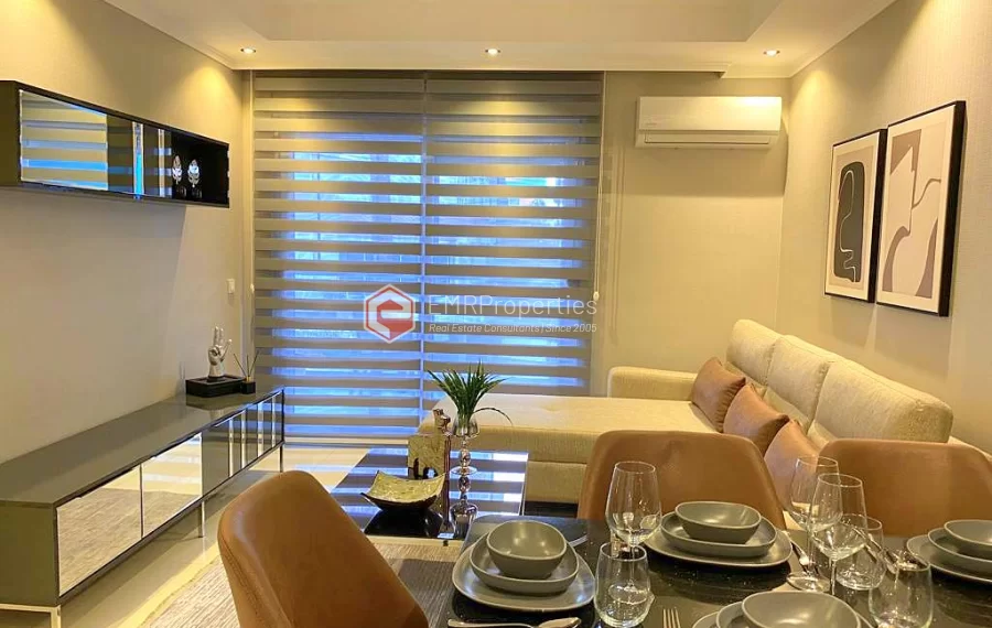  Stylish apartment with swimming pool for sale in Alanya Cleopatra