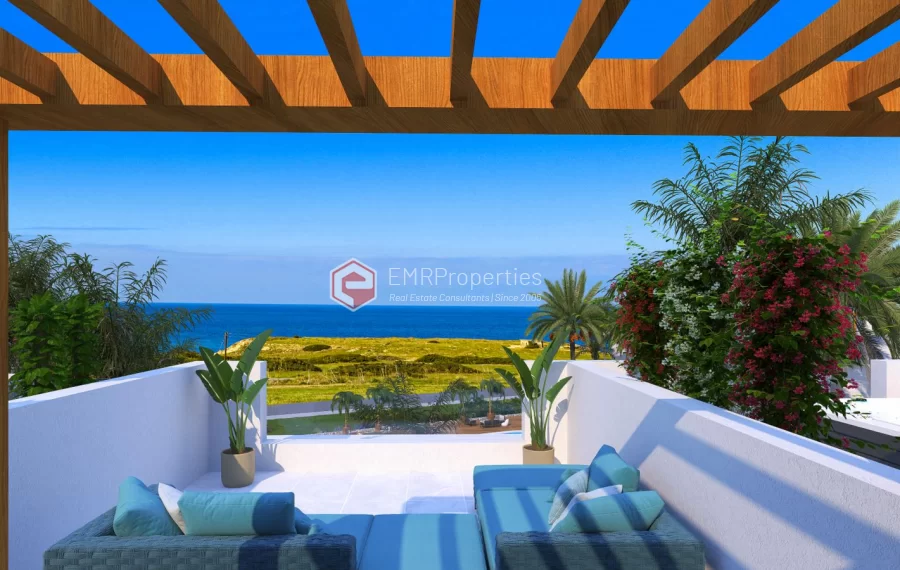 Dreamy penthouse duplexes for sale 150 m from the sea in Tatlisu Cyprus