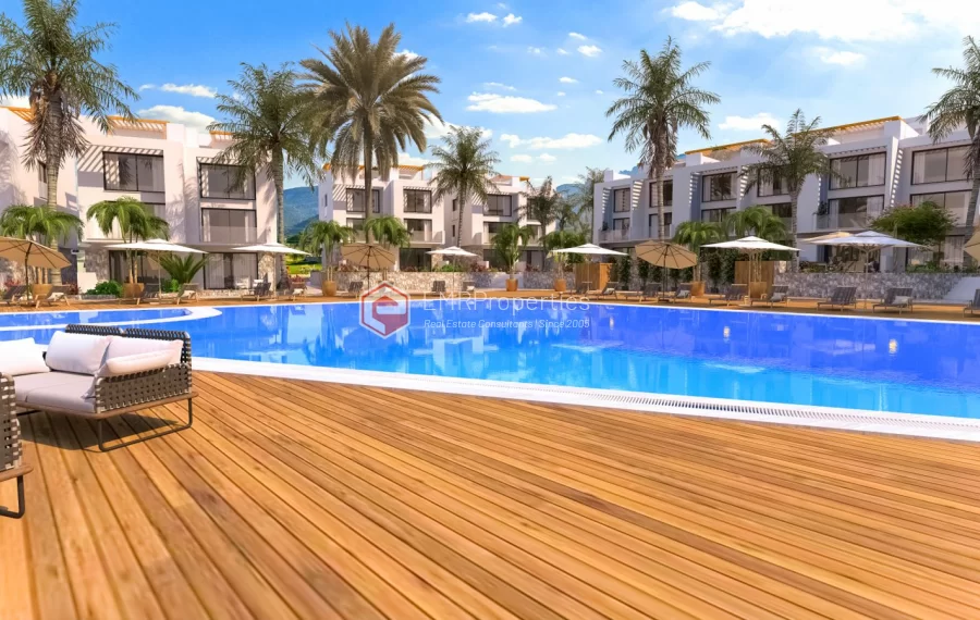 Dreamy penthouse duplexes for sale 150 m from the sea in Tatlisu Cyprus