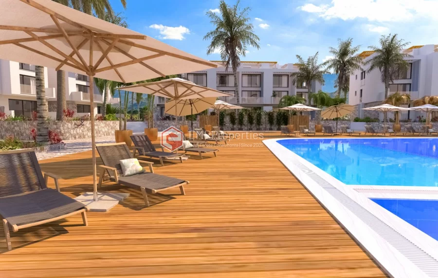 Dreamy penthouse duplexes for sale 150 m from the sea in Tatlisu Cyprus