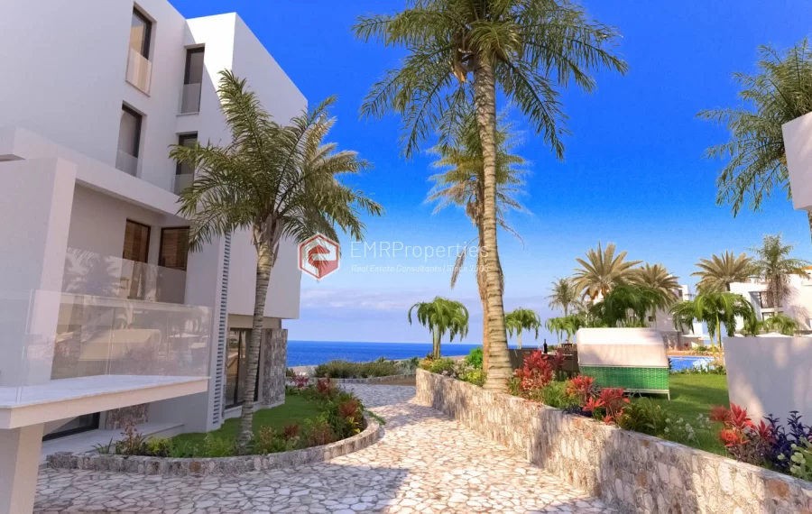 Dreamy penthouse duplexes for sale 150 m from the sea in Tatlisu Cyprus