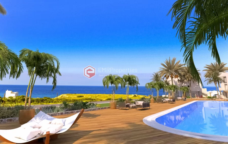 Dreamy penthouse duplexes for sale 150 m from the sea in Tatlisu Cyprus