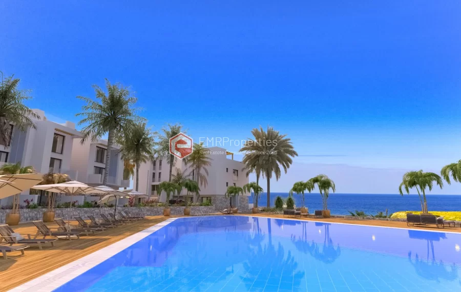 Dreamy penthouse duplexes for sale 150 m from the sea in Tatlisu Cyprus
