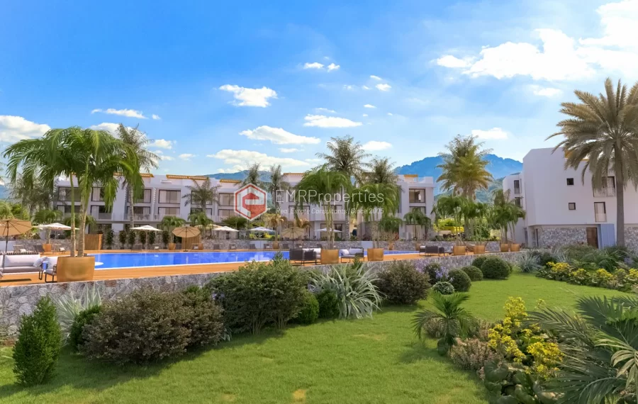 Dreamy penthouse duplexes for sale 150 m from the sea in Tatlisu Cyprus