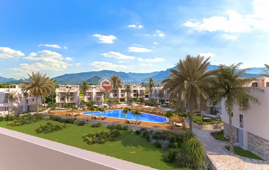 Dreamy penthouse duplexes for sale 150 m from the sea in Tatlisu Cyprus