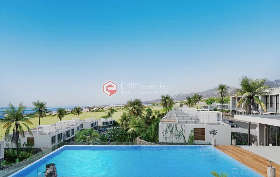 Seafront luxury apartments with a breathtaking view for sale in Northern Cyprus