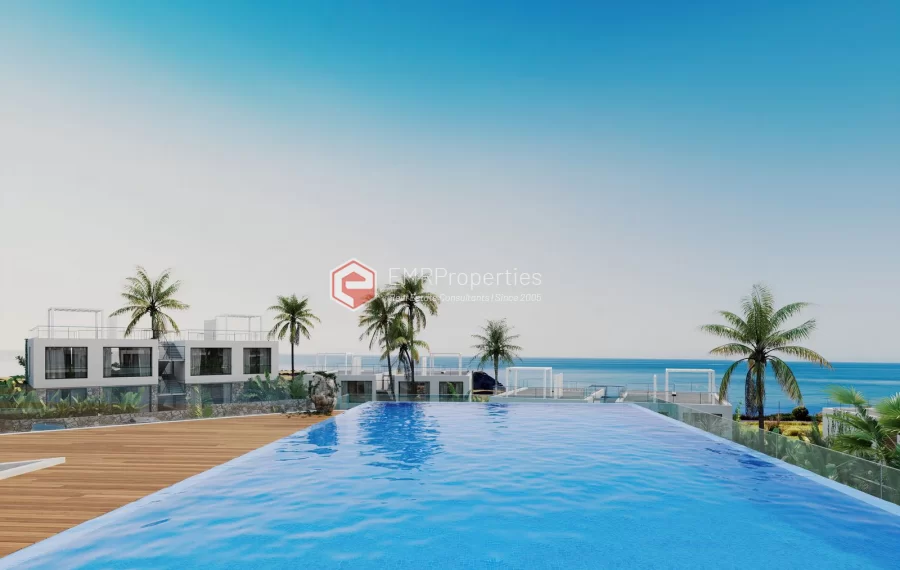 Seafront luxury apartments with a breathtaking view for sale in Northern Cyprus