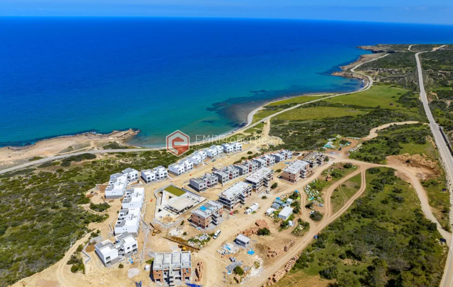 Seafront luxury apartments with a breathtaking view for sale in Northern Cyprus