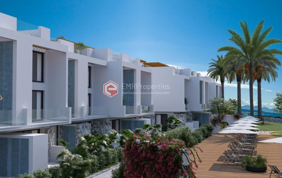 Wonderful project of bungalows and duplexes for sale in Tatlisu