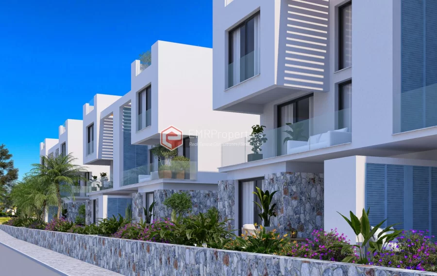 Wonderful project of bungalows and duplexes for sale in Tatlisu