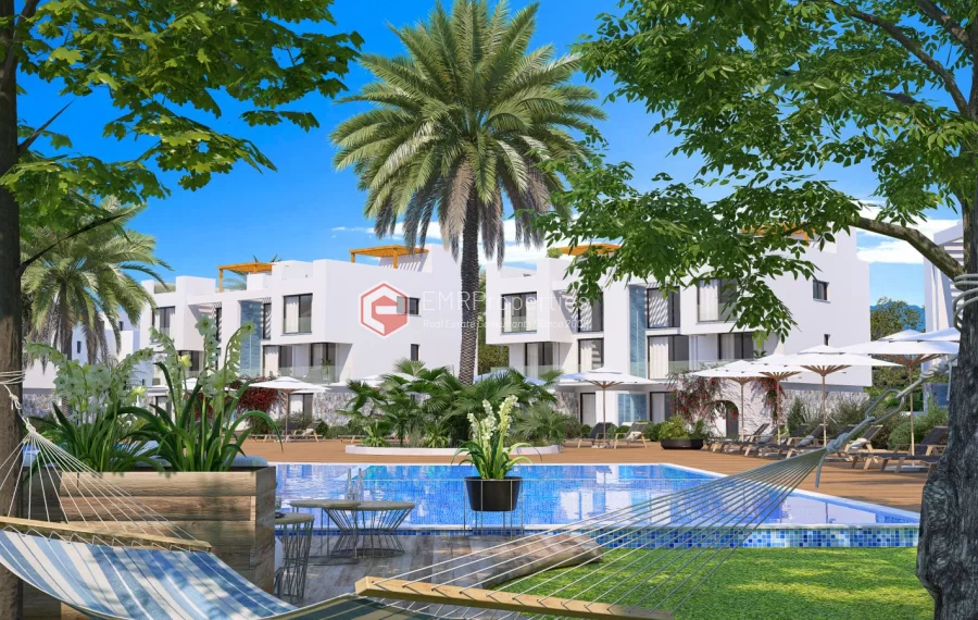 Wonderful project of bungalows and duplexes for sale in Tatlisu