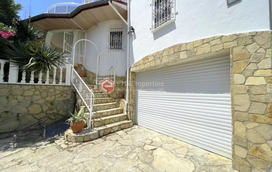 Affordable detached villa with large garden and terrace for sale in Turkler