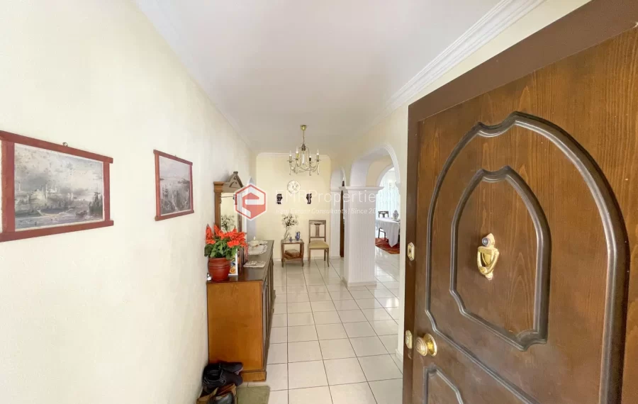 Affordable detached villa with large garden and terrace for sale in Turkler