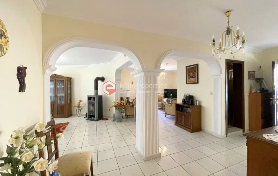 Affordable detached villa with large garden and terrace for sale in Turkler