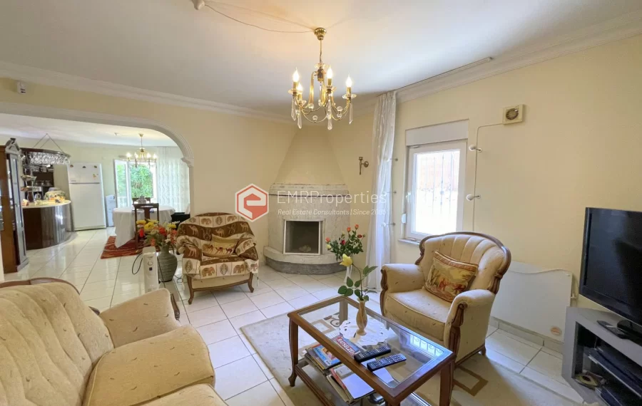Affordable detached villa with large garden and terrace for sale in Turkler