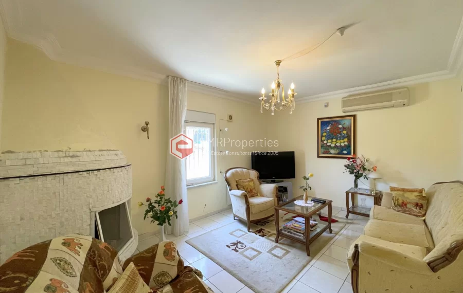 Affordable detached villa with large garden and terrace for sale in Turkler