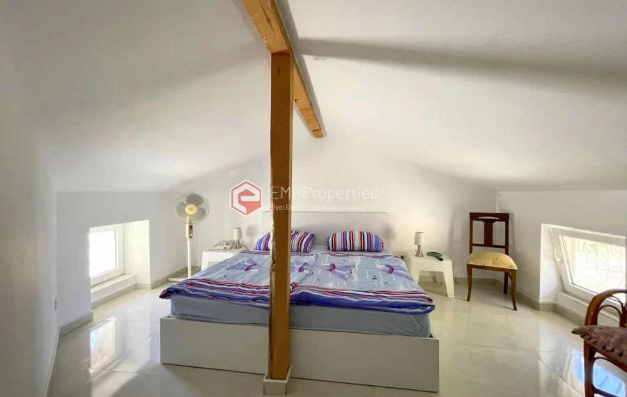 Affordable detached villa with large garden and terrace for sale in Turkler