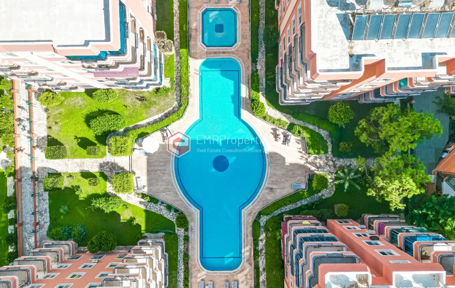 Wunderschön eingerichtete 2-Zimmer-Wohnung in einem Komplex am Meer
