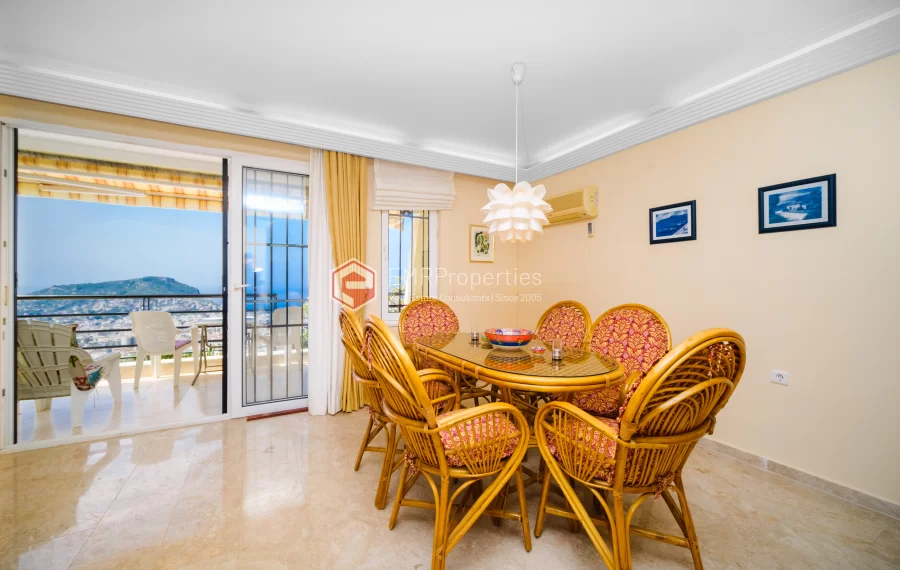  3 Zimmer mit Blick auf das Meer und die Burg zum Verkauf in Bektas