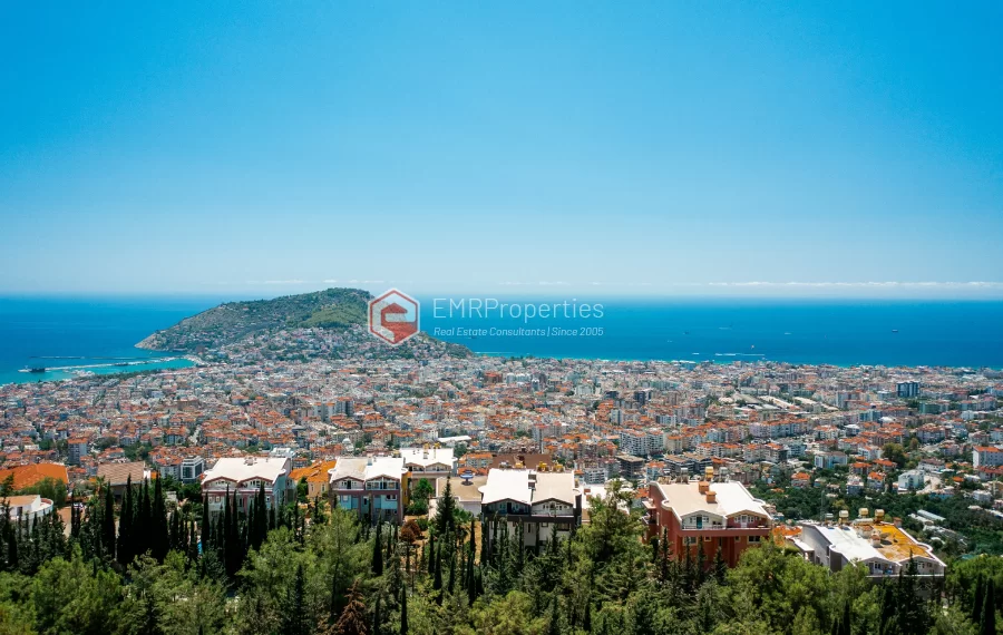  3 Zimmer mit Blick auf das Meer und die Burg zum Verkauf in Bektas