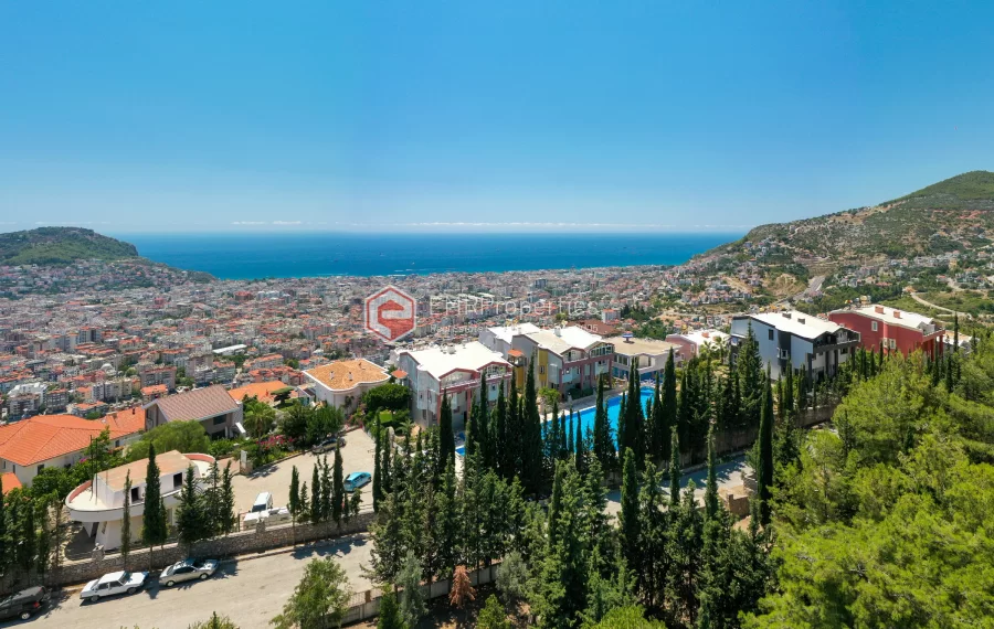  3 Zimmer mit Blick auf das Meer und die Burg zum Verkauf in Bektas