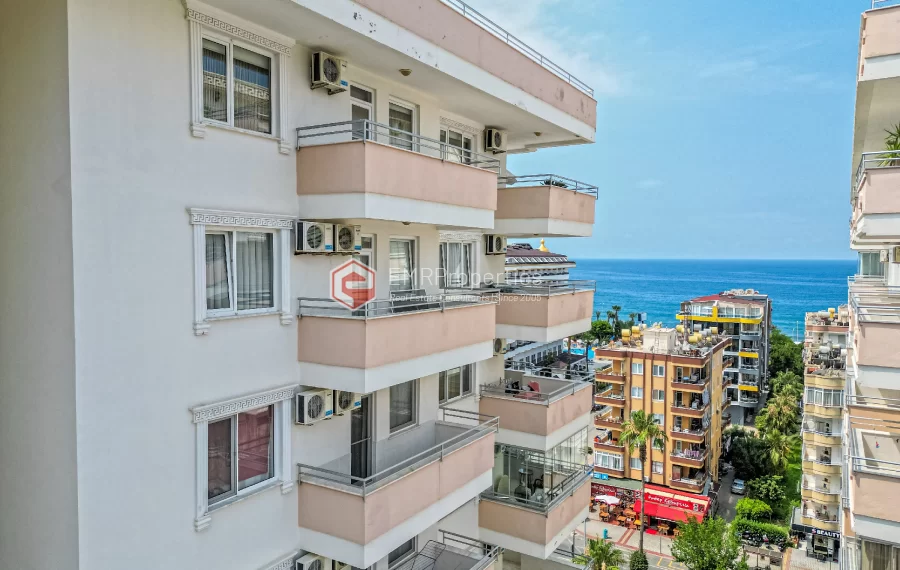 3-Zimmer-Wohnung zum Verkauf mit herrlichem Meerblick in Mahmutlar