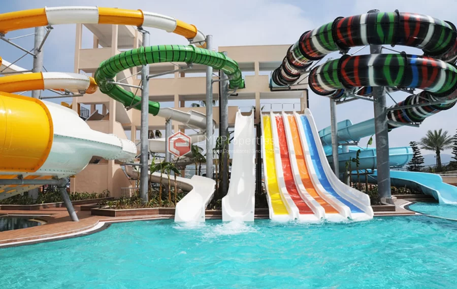 Gold City - Luxury 2 Bedrooms Apartment with Pool View in Kargıcak