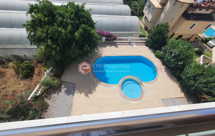 Просторная квартира с видом на озеро в Демирташ Аланья