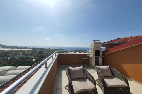 Luxurious 4 bedroom Duplex with Breathtaking Sea Views in Ishakli Demirtas