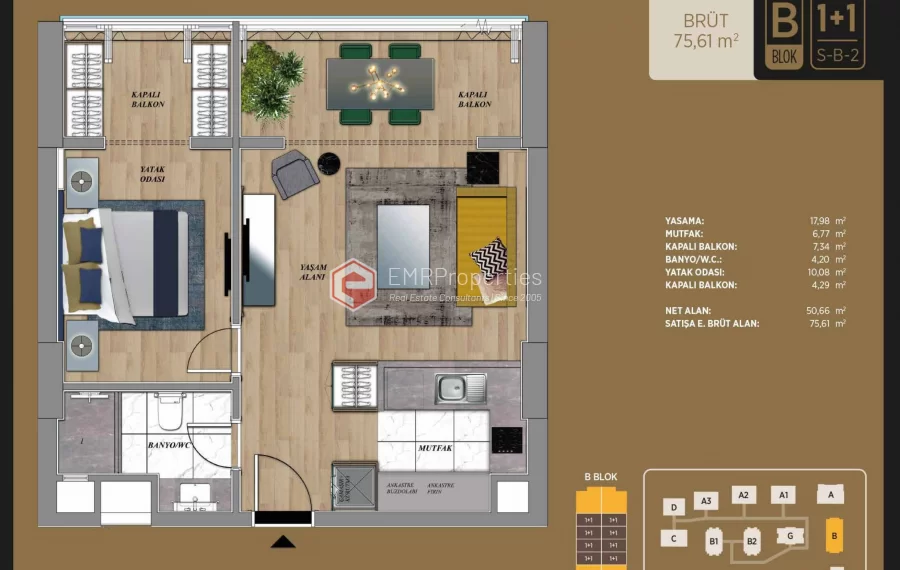 Great location and luxury living space project for sale in Istanbul
