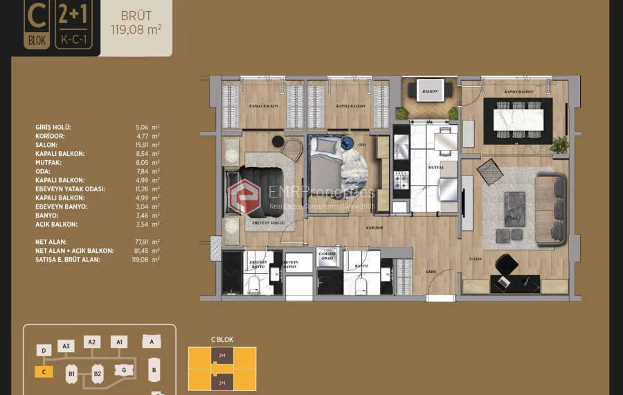Great location and luxury living space project for sale in Istanbul