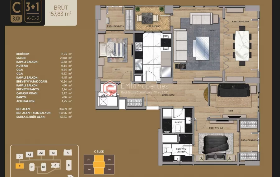 Great location and luxury living space project for sale in Istanbul