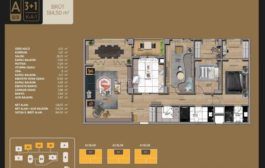 Great location and luxury living space project for sale in Istanbul