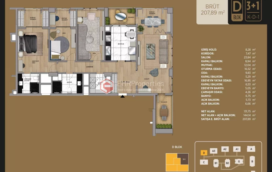 Great location and luxury living space project for sale in Istanbul