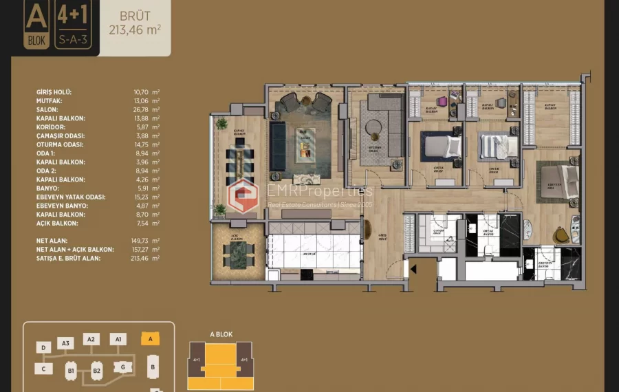 Great location and luxury living space project for sale in Istanbul