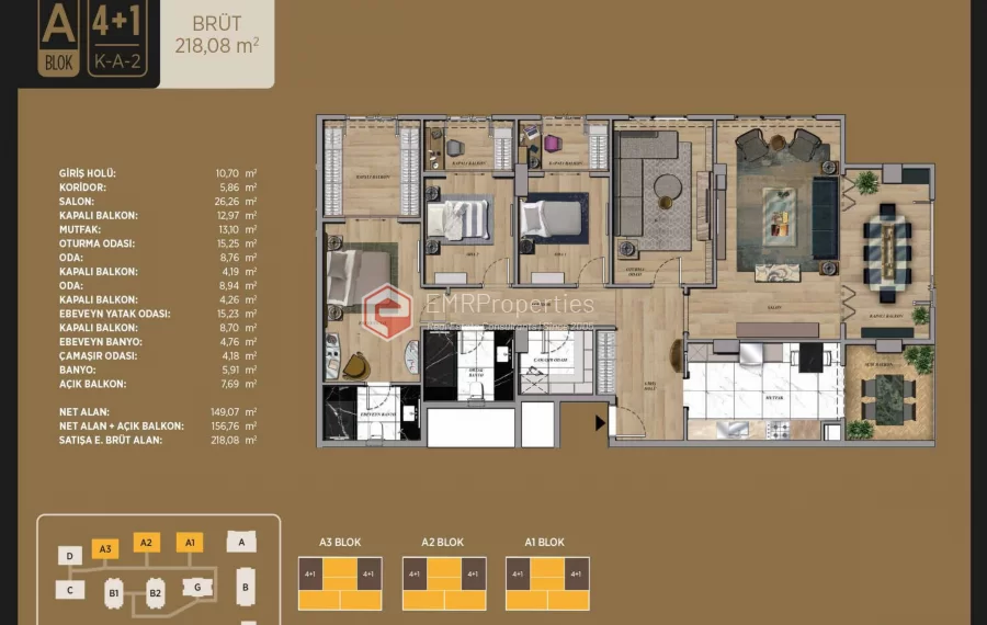 Great location and luxury living space project for sale in Istanbul