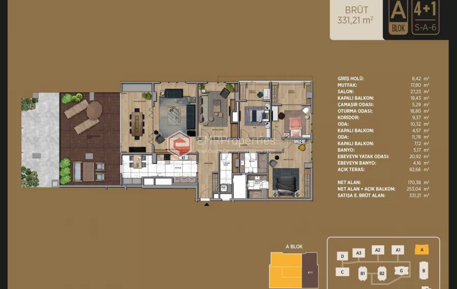 Great location and luxury living space project for sale in Istanbul