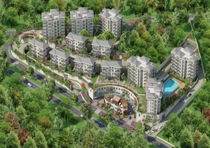 Elite Apartments mit Panoramablick auf die Natur zum Verkauf in Istanbul