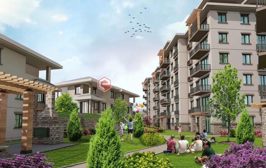 Elite Apartments mit Panoramablick auf die Natur zum Verkauf in Istanbul