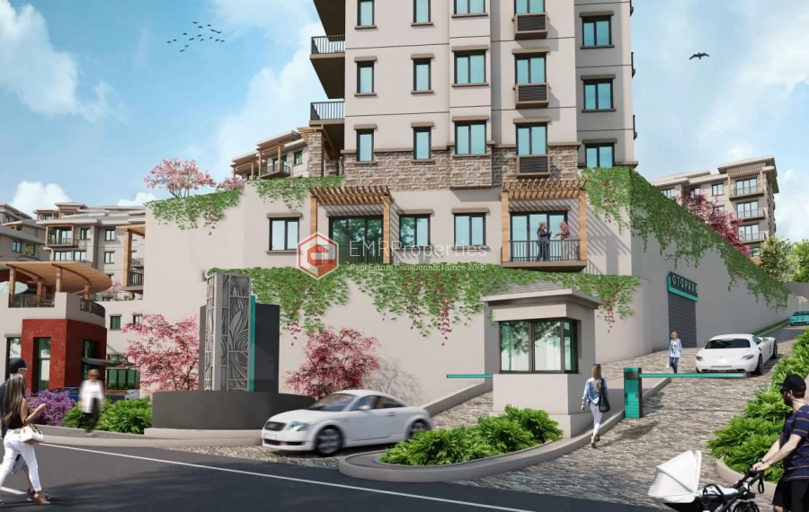 Elite Apartments mit Panoramablick auf die Natur zum Verkauf in Istanbul